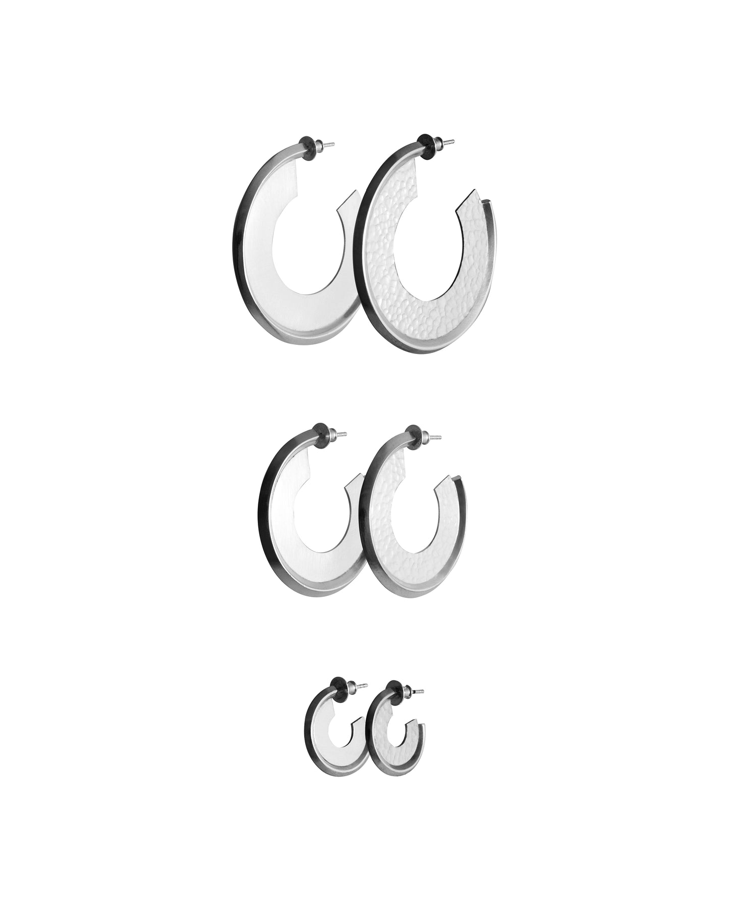 Both Sides of the Moon Hoops | Large