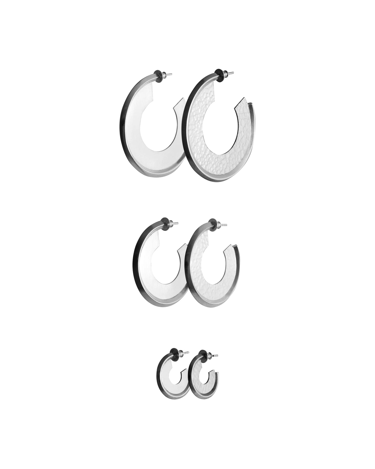 Both Sides of the Moon Hoops | Small