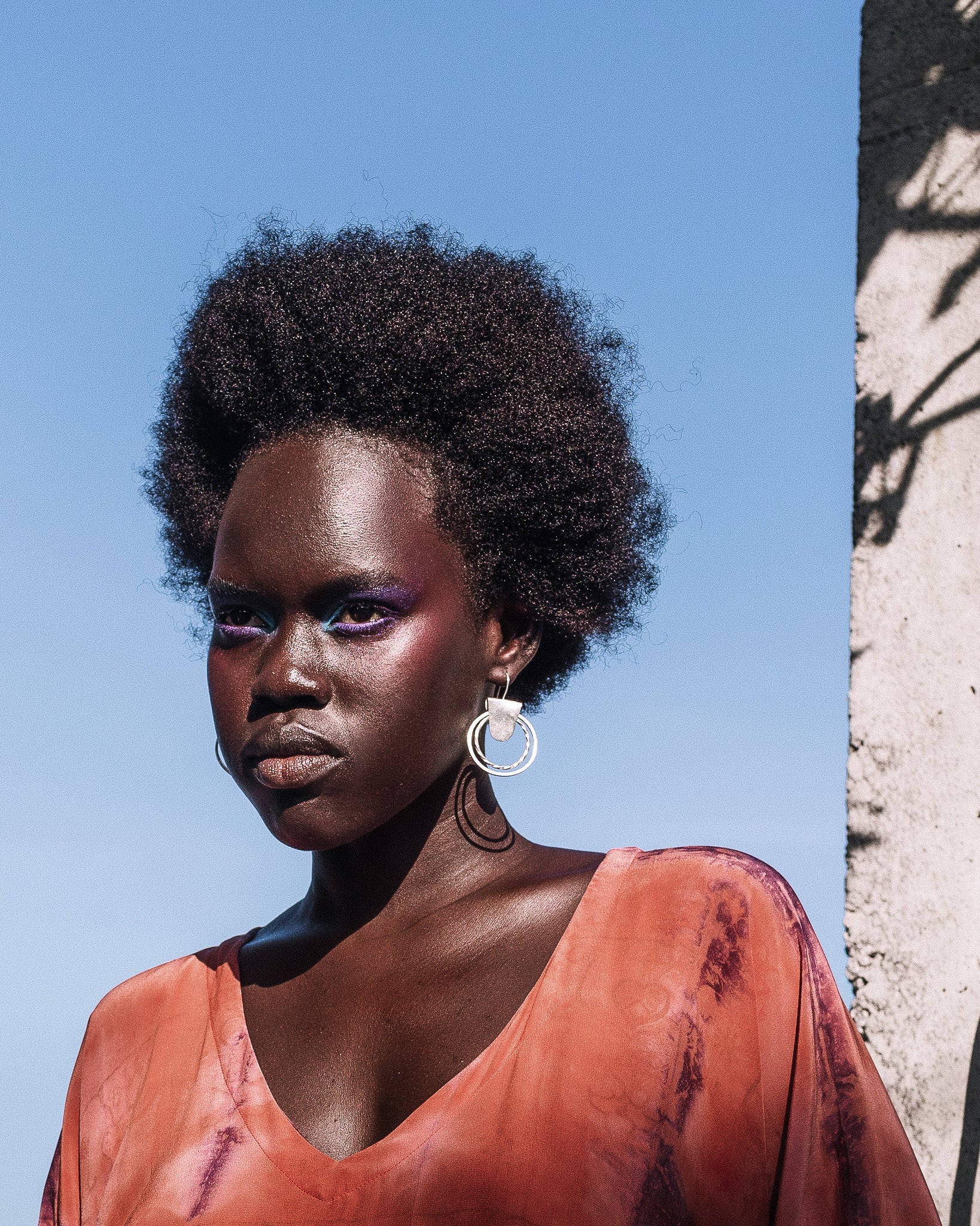 Beauty_shot_of_Eba_wearing_Helena_Earrings_Silver