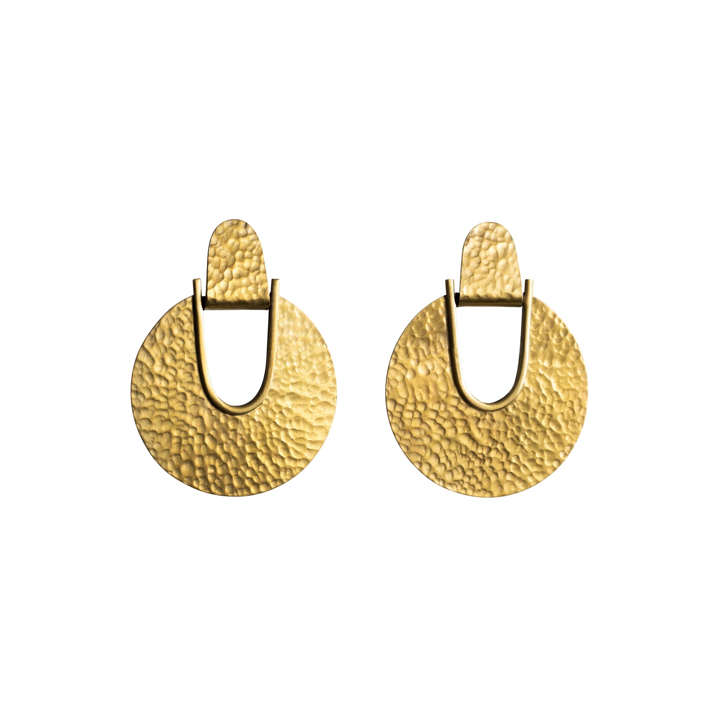 Elektra Earrings | Hammered Large
