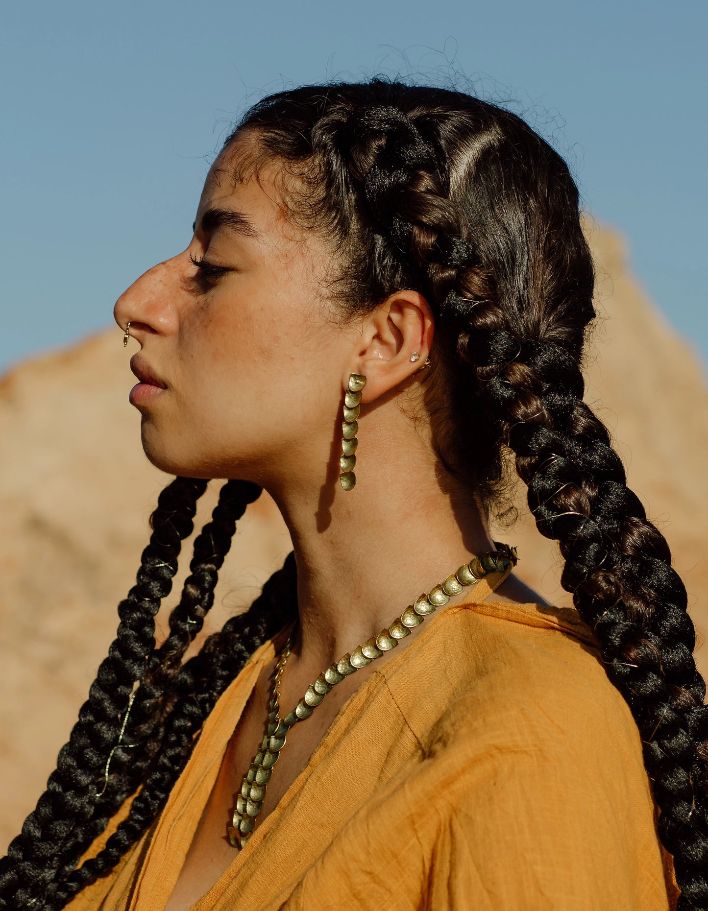 Scales Earrings | Small