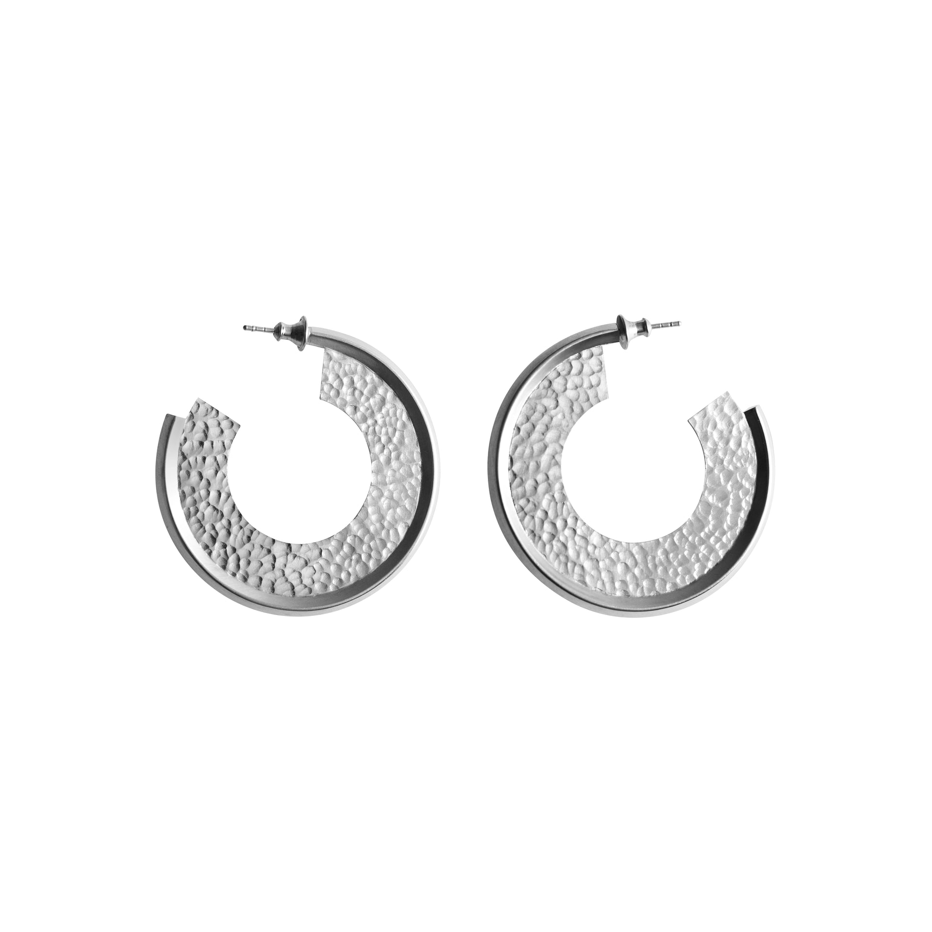 Both Sides of the Moon Hoops | Large – Padmala Atelier
